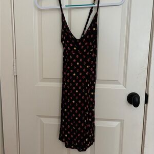 kimchi blue hana strappy back halter mini dress